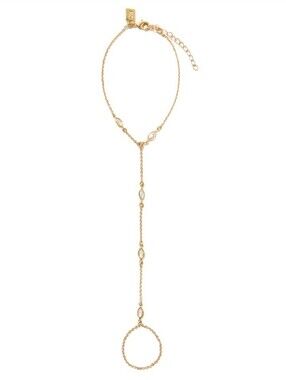 Crystal Haze Crystal Hand Chain Gold